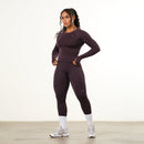 Vanquish Elevate Seamless Plum Long Sleeve Top 2枚目の画像