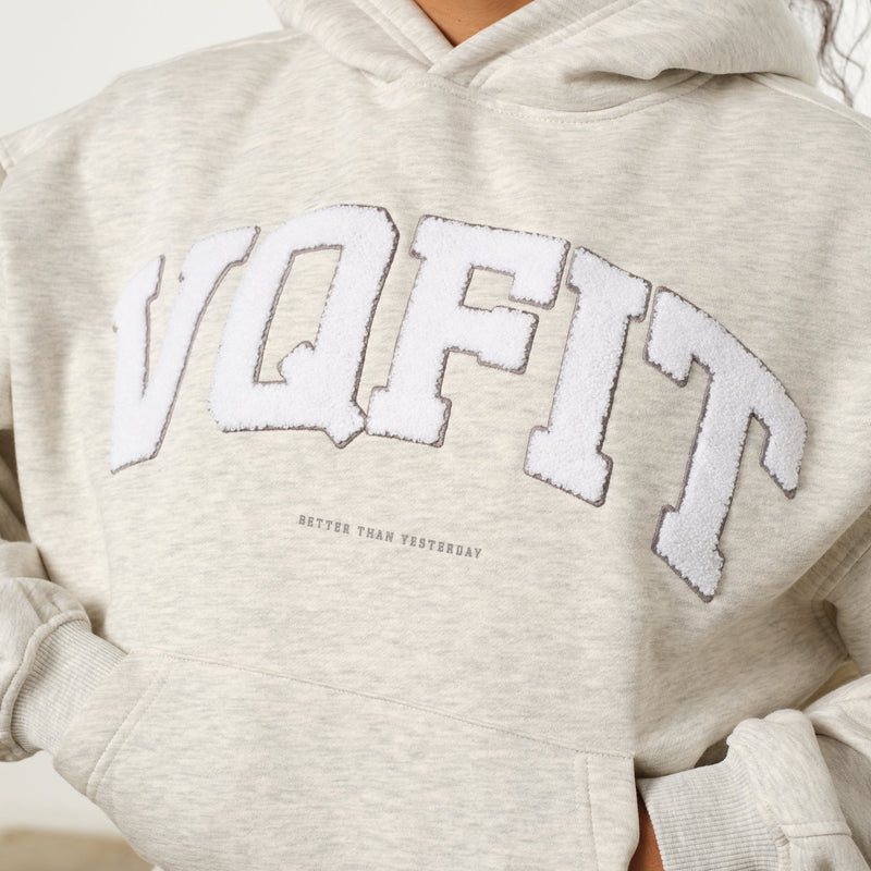 Vanquish Oat Marl VQFIT Oversized Hoodie 4枚目の画像