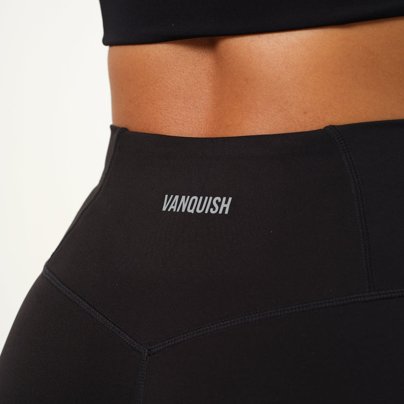 Vanquish Enhance Black High-Waist Flared Leggings 5枚目の画像