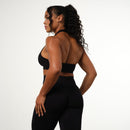 Vanquish Elevate Seamless Black Halter Neck Bra 4枚目の画像