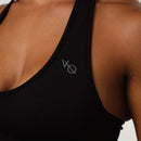 Vanquish Elevate Seamless Black Halter Neck Bra 5枚目の画像