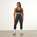 Vanquish Elevate Seamless Charcoal Halter Neck Bra 2枚目の画像