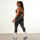 Vanquish Elevate Seamless Charcoal Halter Neck Bra 3枚目の画像