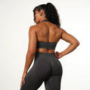 Vanquish Elevate Seamless Charcoal Halter Neck Bra 4枚目の画像