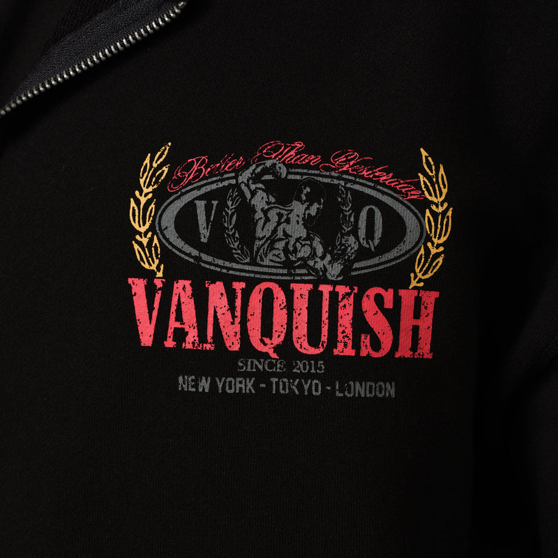 Vanquish Trophy Black Zip Oversized Hoodie 5枚目の画像