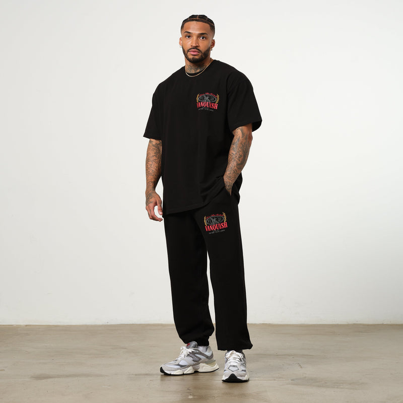 Vanquish Trophy Black Oversized Sweatpants 2枚目の画像