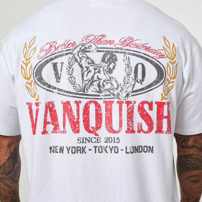 Vanquish Trophy White Oversized T Shirt 3枚目の画像