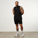 Vanquish Essential Black Oversized Sleeveless T Shirt 2枚目の画像