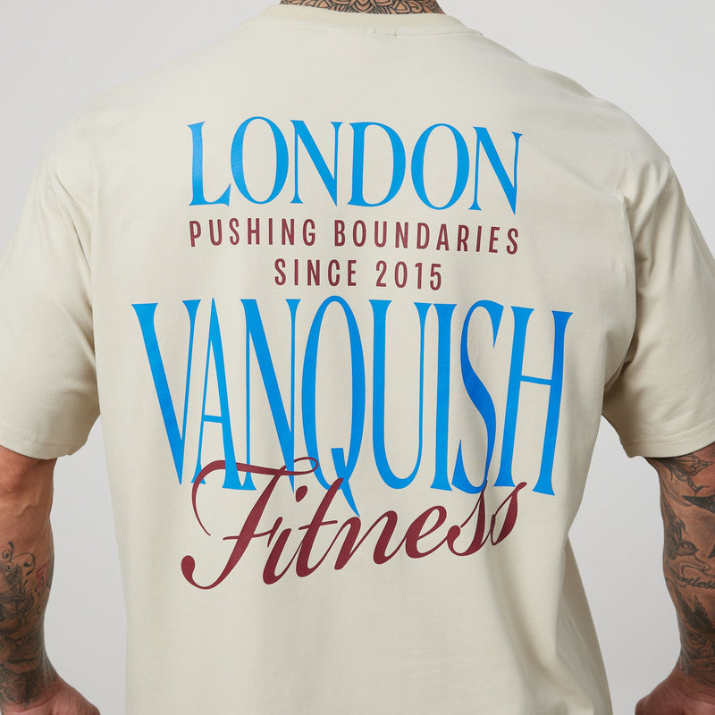 Vanquish TSP Vintage White Pushing Boundaries Oversized T Shirt 4枚目の画像