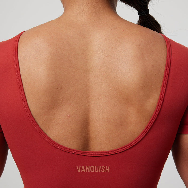 Vanquish Enhance Chilli Red Midi Ballet Back T Shirt 5枚目の画像