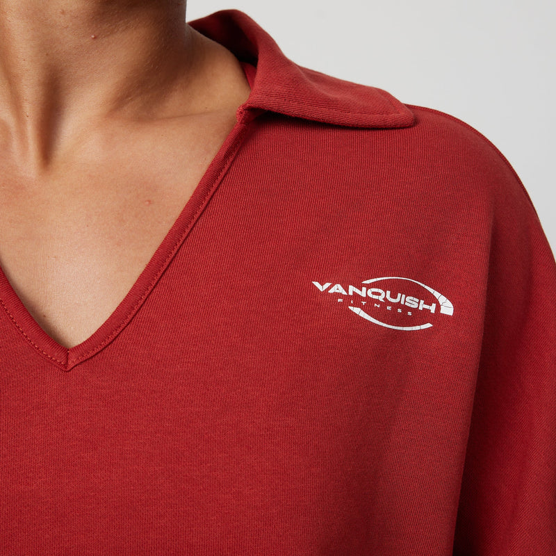 Vanquish Enhance Chilli Red Collar Sweatshirt 4枚目の画像