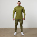 Vanquish Essential Olive Green Performance 1/4 Zip Top 6枚目の画像