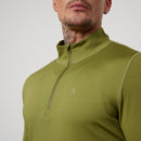 Vanquish Essential Olive Green Performance 1/4 Zip Top 4枚目の画像