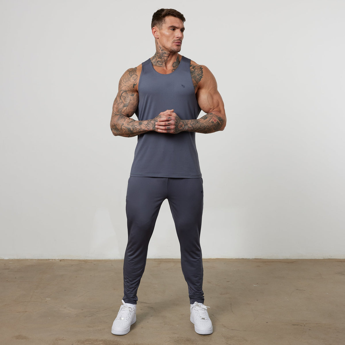 Vanquish Essential Denim Blue Performance Tank Top 6枚目の画像