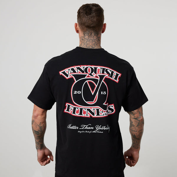 Vanquish TSP Black VQ Interlock Oversized T Shirt 1枚目の画像