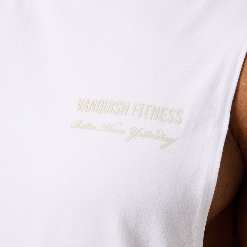 Vanquish White Signature Sleeveless T Shirt 5枚目の画像