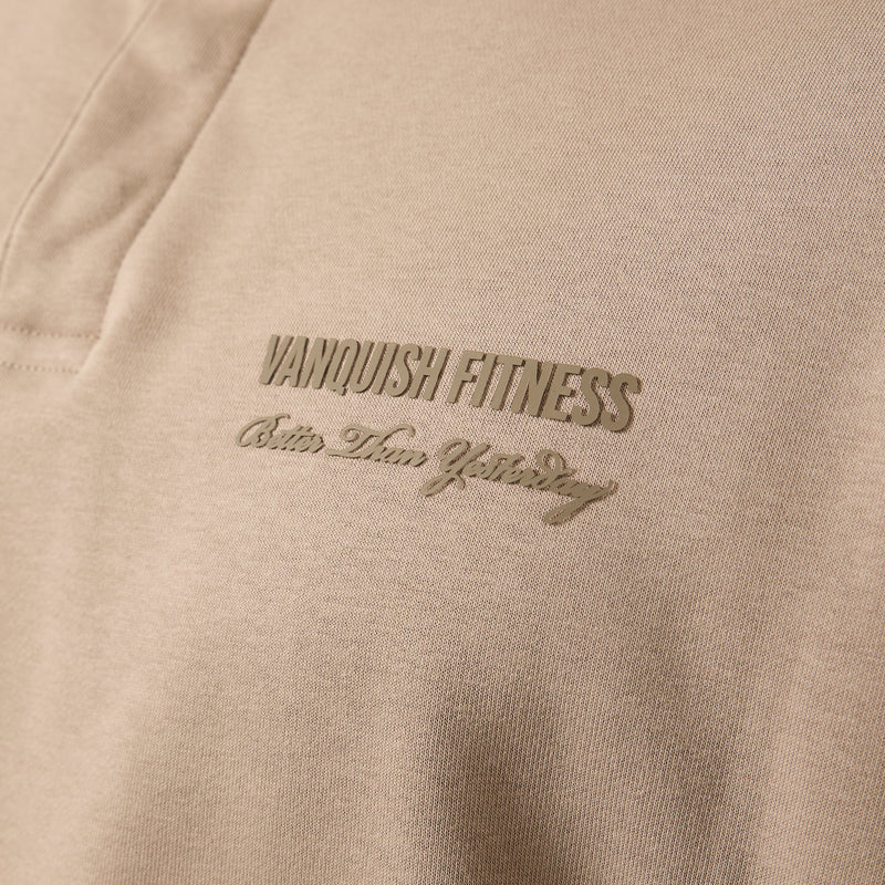 Vanquish Sand Signature Oversized Polo Sweatshirt 5枚目の画像