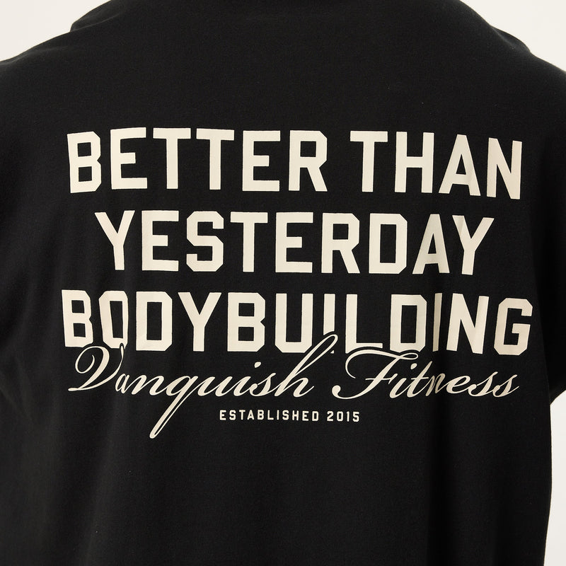 Vanquish Bodybuilding Black Boxy Oversized T Shirt 5枚目の画像