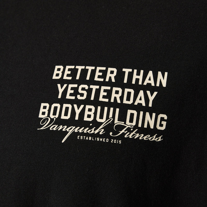 Vanquish Bodybuilding Black Boxy Oversized T Shirt 6枚目の画像