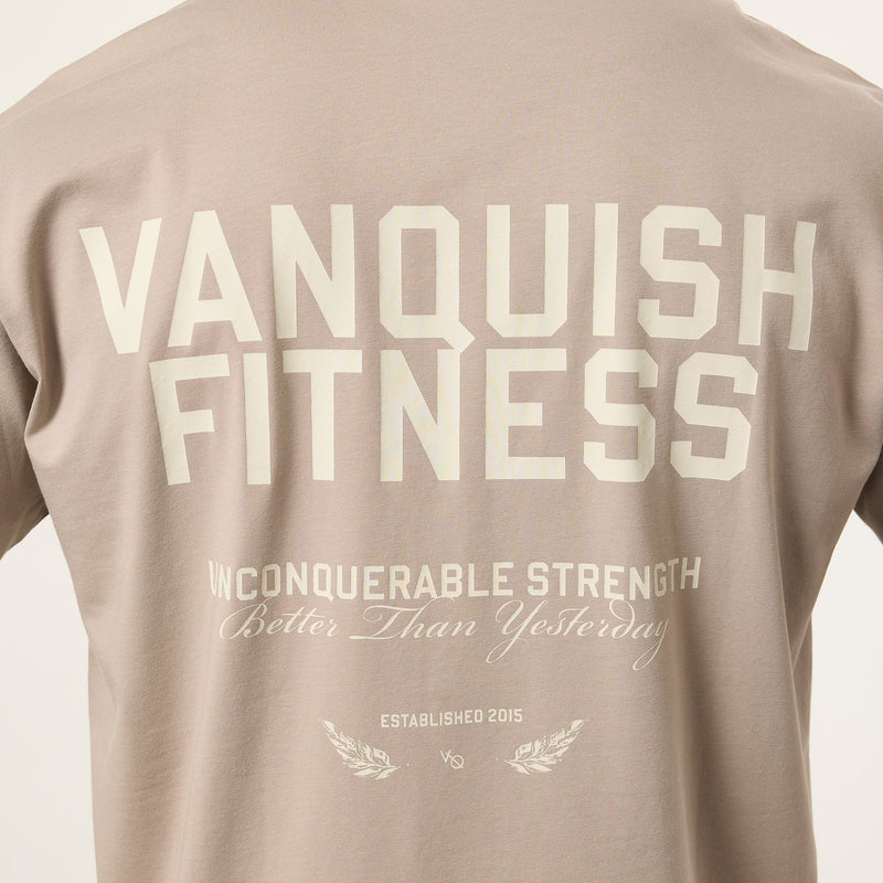 Vanquish TSP Unconquerable Strength Grey Oversized T Shirt 5枚目の画像