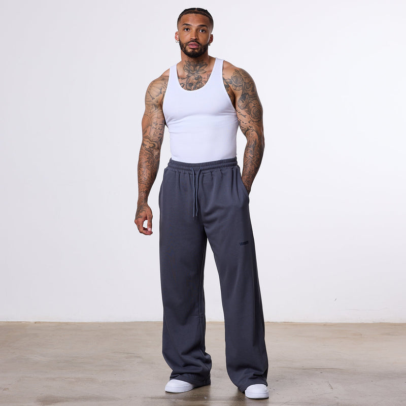 Vanquish Essential Denim Blue Straight Leg Sweatpants 3枚目の画像