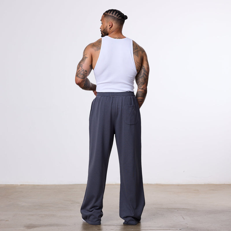 Vanquish Essential Denim Blue Straight Leg Sweatpants 2枚目の画像