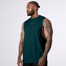 ESSENTIAL TEAL SLEEVELESS TSHIRT 2枚目の画像