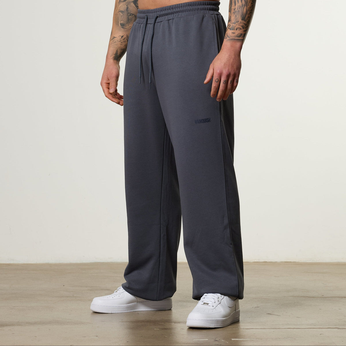 Mサイズ denim by vanquish sweat セットアップ VANQUISH FITNESS Essentialモデル V2 デニム ブルー ストレートレッグ