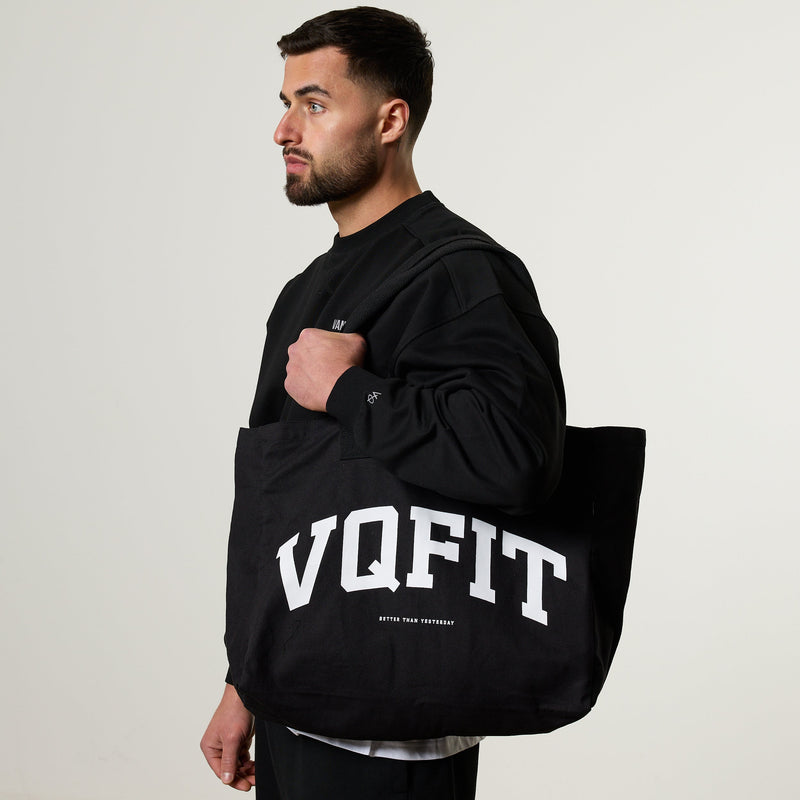 Black VQFIT Tote Bag 3枚目の画像