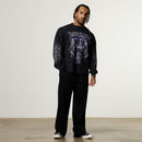 Vanquish Obsidian Black Angel Oversized Boxy Long Sleeve T Shirt 2枚目の画像