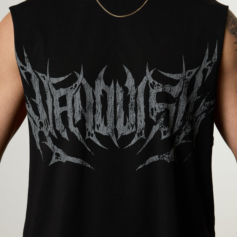 Vanquish Metal Black Cut Off Sleeveless 4枚目の画像