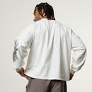 Vanquish Obsidian White Angel Oversized Boxy Long Sleeve T Shirt 5枚目の画像