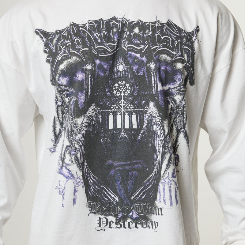 Vanquish Obsidian White Angel Oversized Boxy Long Sleeve T Shirt 4枚目の画像