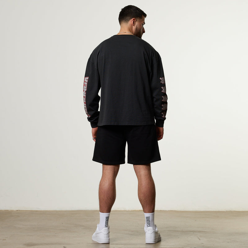 Vanquish Obsidian Black Dobermann Oversized Long Sleeve Boxy T Shirt 5枚目の画像