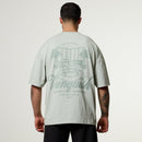 Vanquish Off Season Green Oversized Boxy T Shirt 1枚目の画像