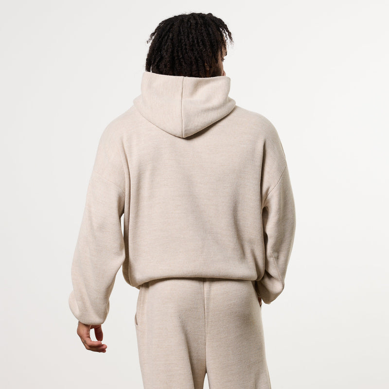 THORN KNIT OAT OVERSIZED HOODIE 2枚目の画像