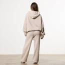 WOMENS EMBROIDERED KNIT OAT STRAIGHT LEG SWEATPANTS 5枚目の画像
