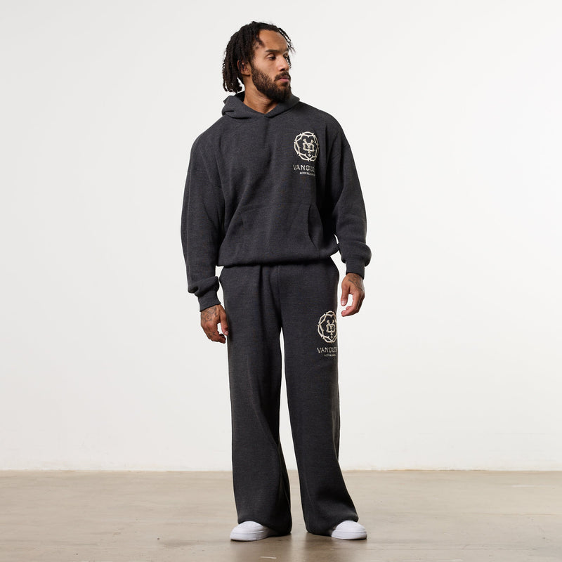 THORN KNIT STORM GREY OVERSIZED HOODIE 4枚目の画像