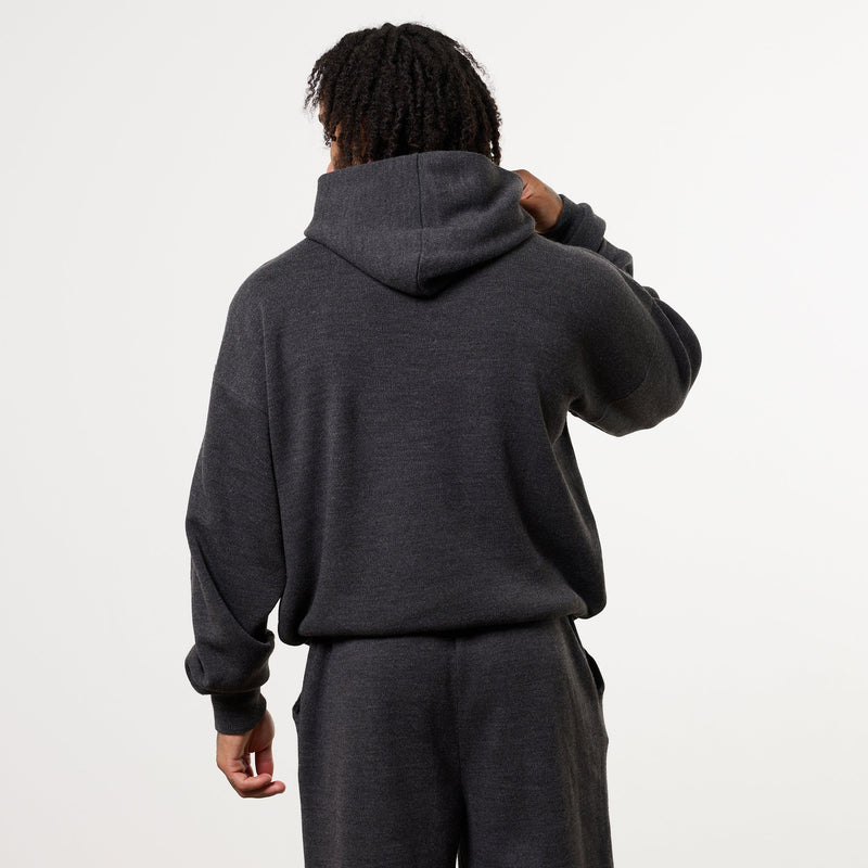 THORN KNIT STORM GREY OVERSIZED HOODIE 2枚目の画像