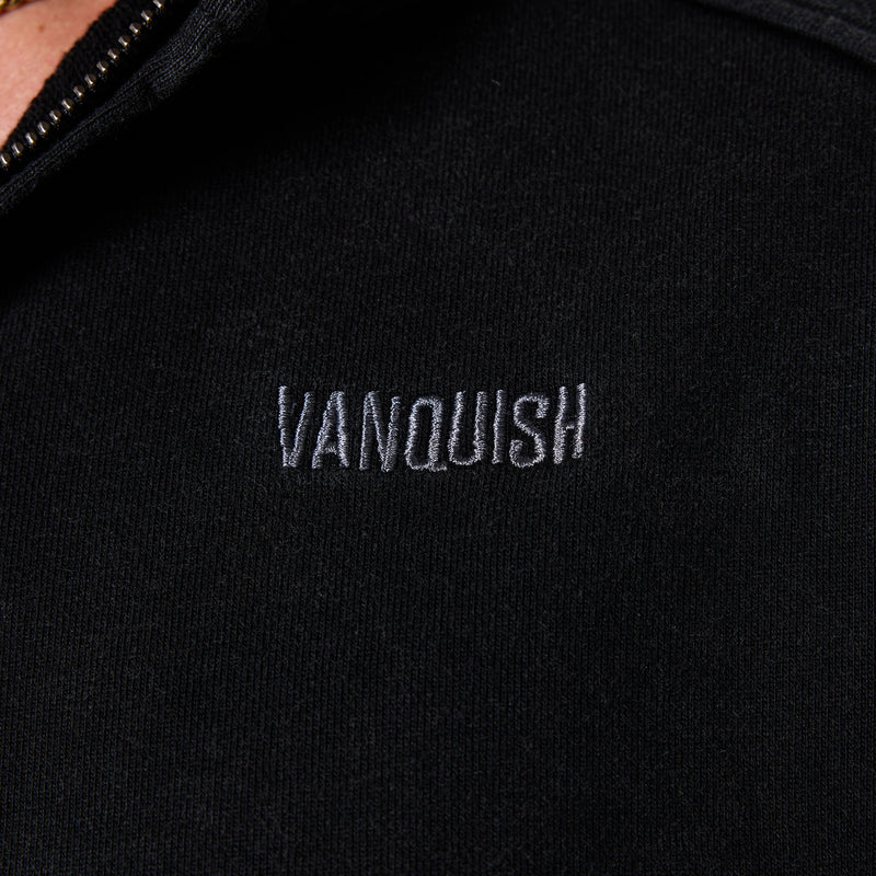 WOMENS WASHED BLACK HEAVY WEIGHT OVERSIZED ZIP HOODIE 3枚目の画像