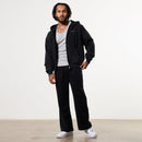 WASHED BLACK HEAVY WEIGHT OVERSIZED ZIP HOODIE 4枚目の画像