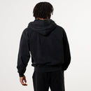 WASHED BLACK HEAVY WEIGHT OVERSIZED ZIP HOODIE 2枚目の画像