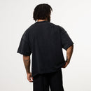 WASHED BLACK OVERSIZED BOXY T SHIRT 2枚目の画像