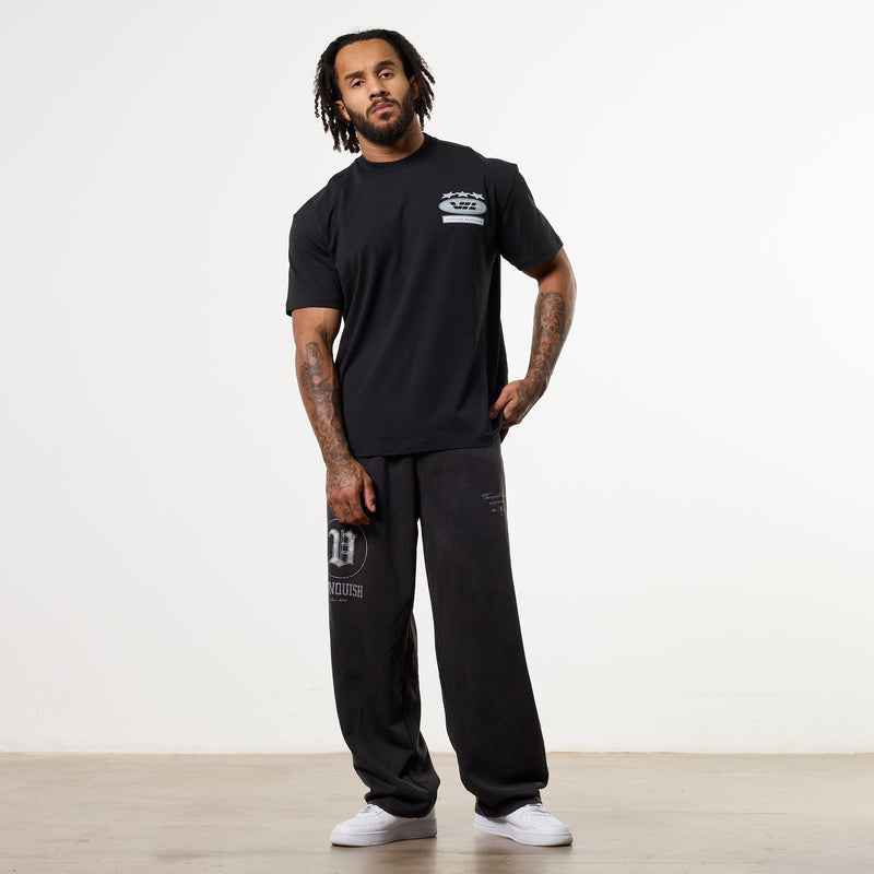 POWERLINE BLACK OVERSIZED T-SHIRT 4枚目の画像