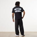 POWERLINE BLACK OVERSIZED T-SHIRT 5枚目の画像