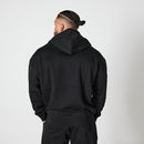 Vanquish Essential Black Oversized Full Zip Hoodie 5枚目の画像