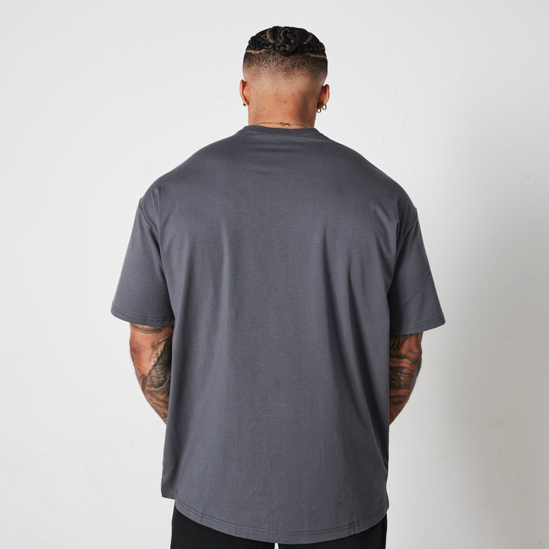 Vanquish Essential Denim Blue Oversized T Shirt 5枚目の画像