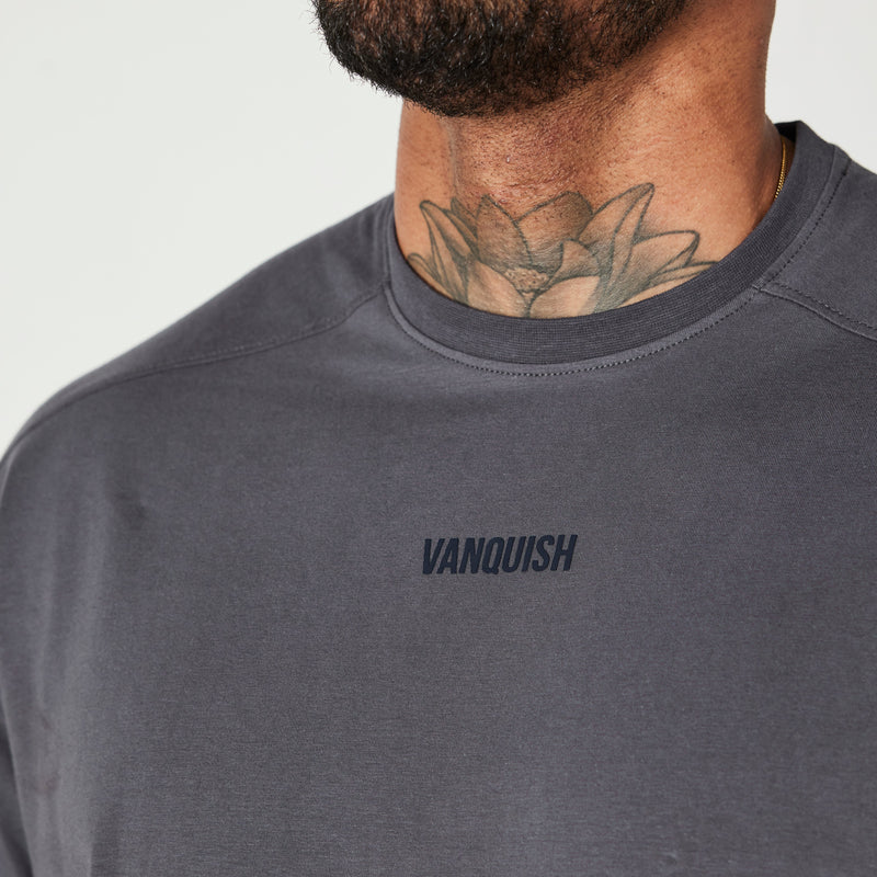 Vanquish Essential Denim Blue Oversized T Shirt 3枚目の画像