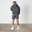 Vanquish Essential Denim Blue Oversized Full Zip Hoodie 3枚目の画像