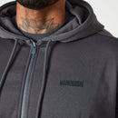 Vanquish Essential Denim Blue Oversized Full Zip Hoodie 2枚目の画像